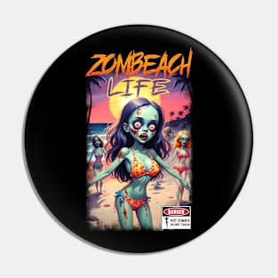 Zombeach Life Pin