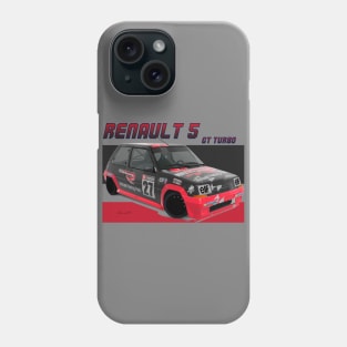 Renault 5 GT Turbo Phone Case