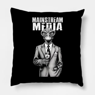 Mainstream Media Reptilian Lizard Propaganda Pillow