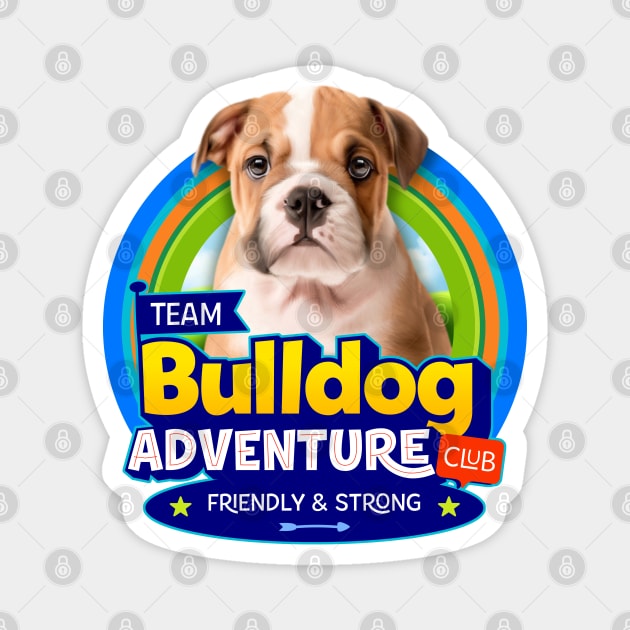 Bulldog Magnet by Puppy & cute