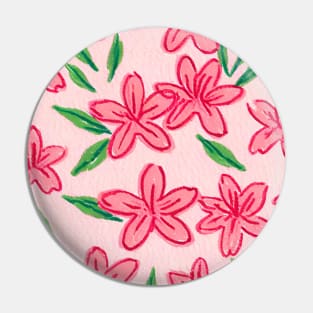 Pink Azalea flower pattern Pin