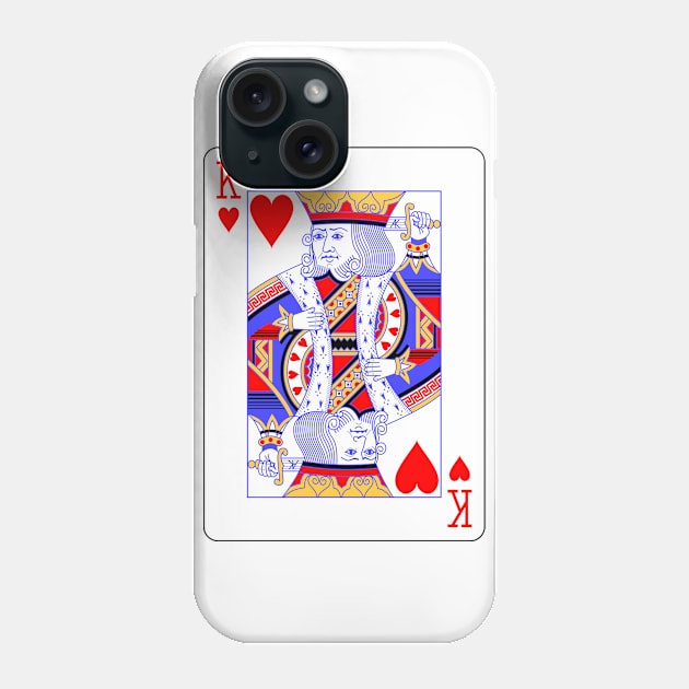 King of Hearts Phone Case by Ziggy's