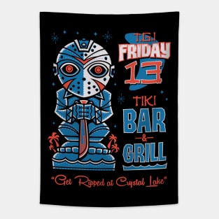 TGI - Friday 13th - Tiki Bar - Horror Movie - Surf Tapestry