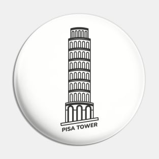 Pisa Tower Pin