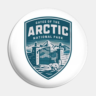 Gates of the Arctic National Park Fox Emblem Pin