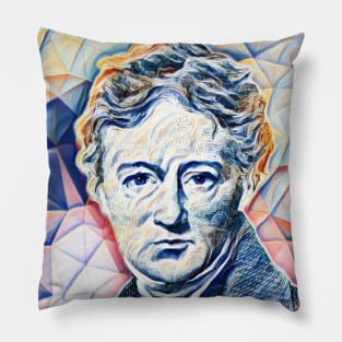 Charles Lamb Portrait | Charles Lamb Artwork 12 Pillow