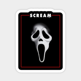 Scream mask Magnet