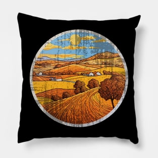 Village Life Pillow