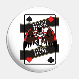 Husk - Poker Card Pin
