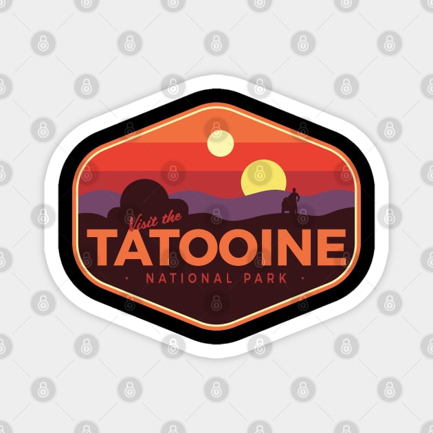 Tatooine Visit The National Park Magnet by den.make