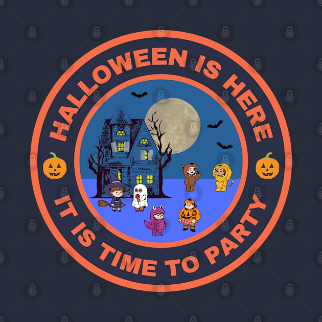 Halloween is here. It is time to party by InspiredCreative