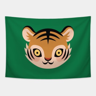 Cute tiger face Tapestry