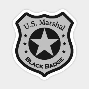 Wynonna Earp U.S. Marshal black badge division Magnet