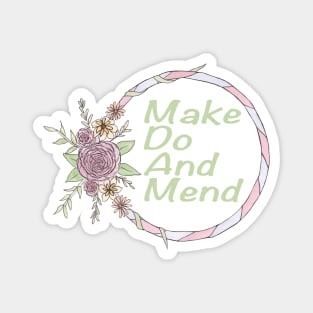 Make do and mend sewing Magnet