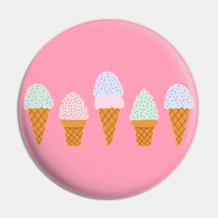 Gelato party - Pastel pink Pin