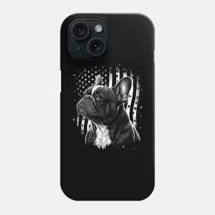 French Bulldog 4th of July Phone Case