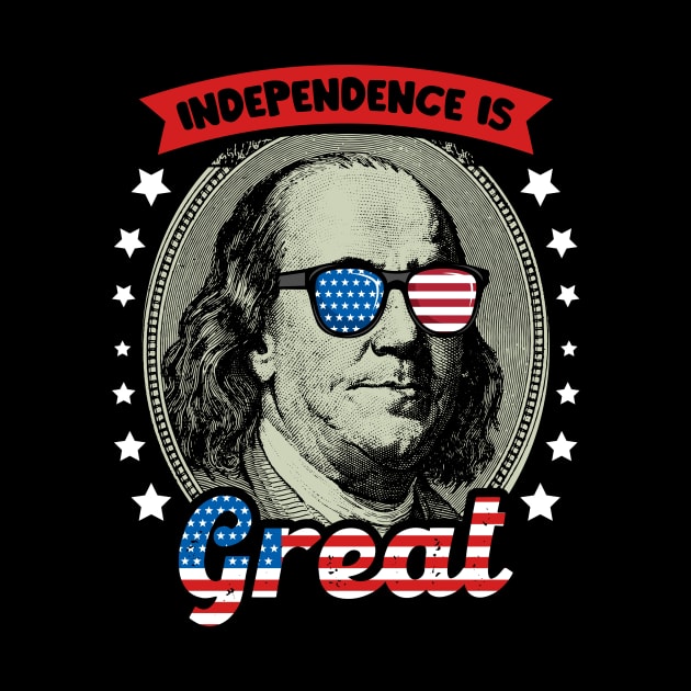 4th of July Benjamin Franklin by IPRINT