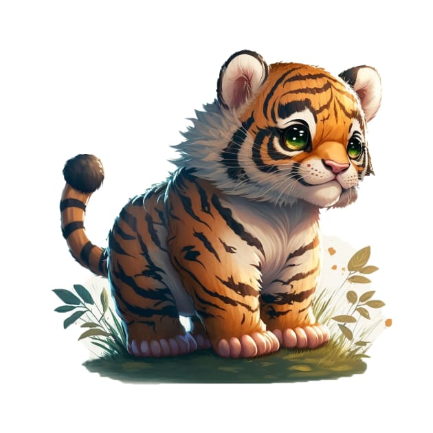 Cute Tiger Stickers by HappysSpace