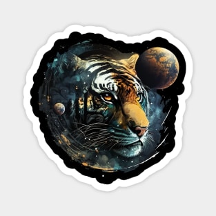 space tiger Magnet