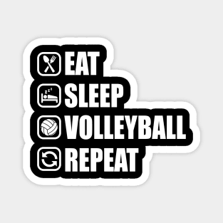 Eat Sleep Volleyball Repeat - Sports Gift Magnet