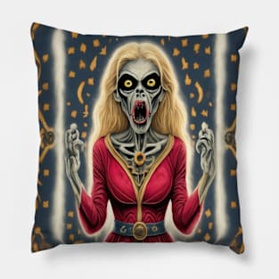 ghostly woman nightmare dream Pillow