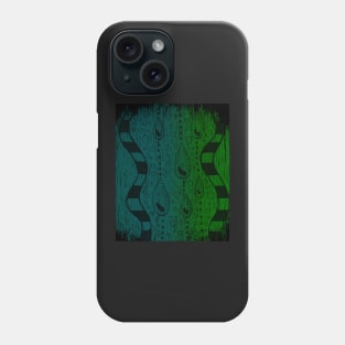 Green rain panel Phone Case