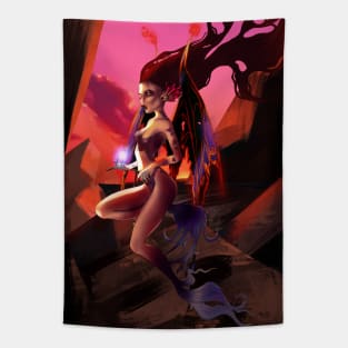 Flying Demon Tapestry