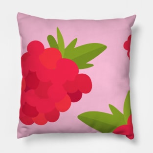 Raspberry Geometric Pattern - Raspberry Lover Pillow