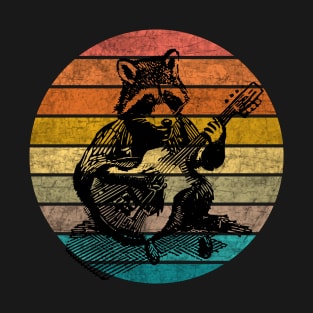 Raccoon playing banjo T-Shirt