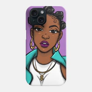 SWAG Brown Skin CHARCOAL'S GIRL 04 Phone Case