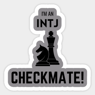 intj - mbti Sticker for Sale by verticalley