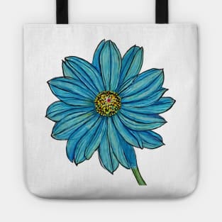 Beautiful Flower Drawing Tote