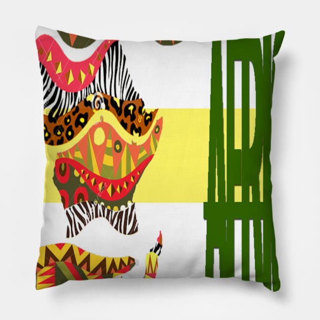 africa Pillow by https://www.teepublic.com/designs/9017506/edit