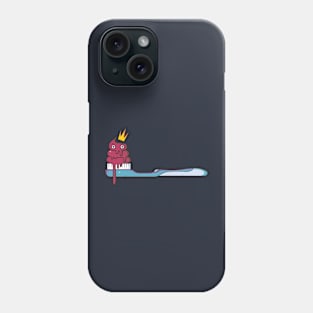 toothbrush and dirt Phone Case