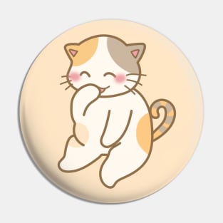 Cute cat smile Pin