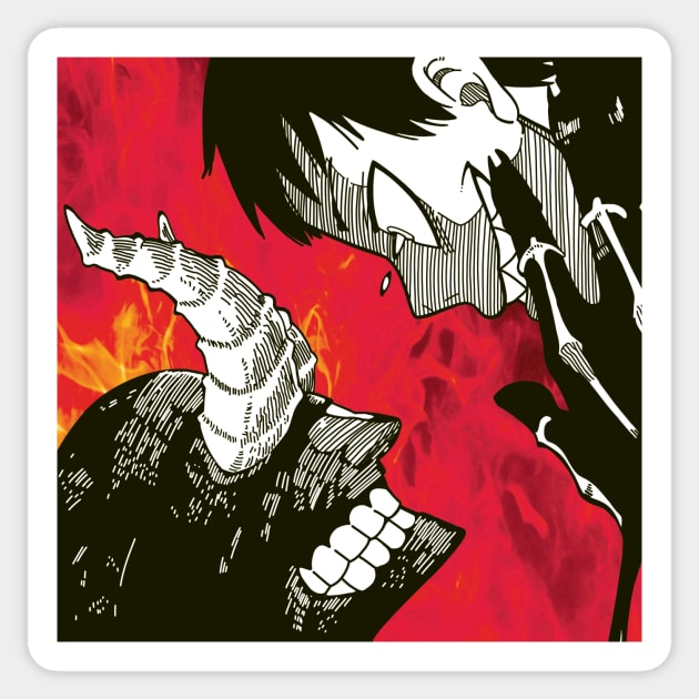 Anime - Fire Guardian | Sticker