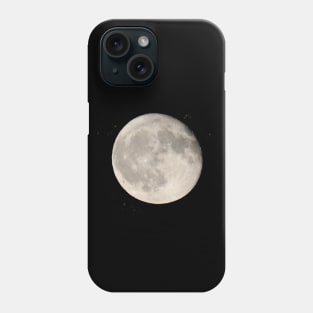 Full moon night sky the moon Phone Case