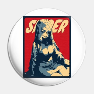 Mother Spider Vintage Pin