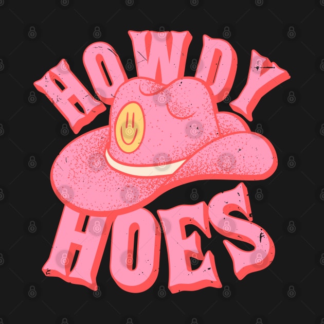 HOWDY HOES | Preppy Aesthetic | Creamy Pink Background by anycolordesigns