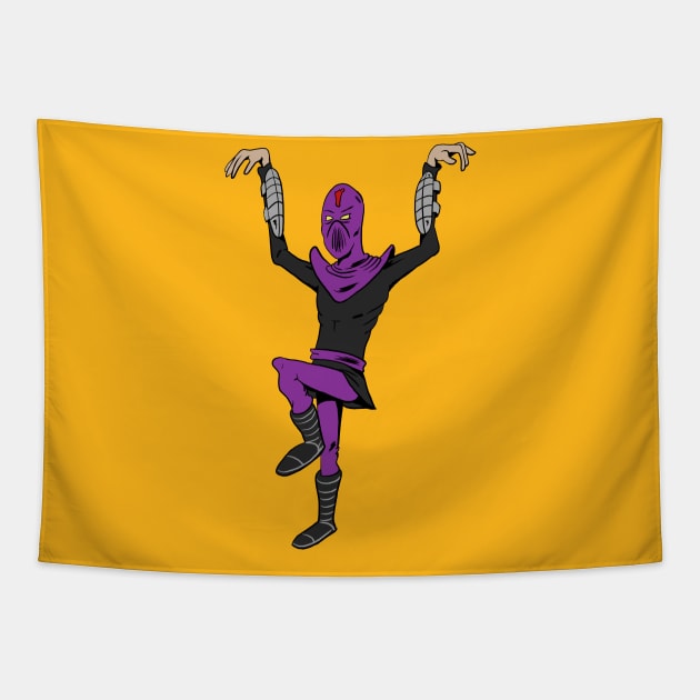 Foot Soldier Tapestry by Black Snow Comics