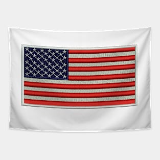 Embroidery American Flag Sticker Tapestry