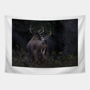 The Confrontation - White-tailed Deer Tapestry