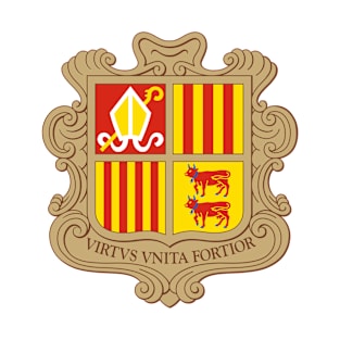 Coat of arms of Andorra T-Shirt