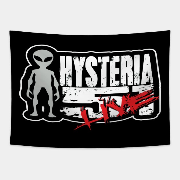 Hysteria 51 LIVE Tapestry by Hysteria 51's Retro - RoundUp