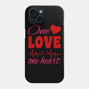 One Love One Heart Phone Case