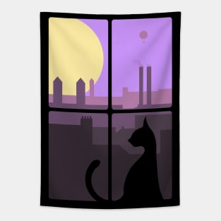 Cat Window Tapestry