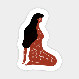 Dark Goddess Magnet