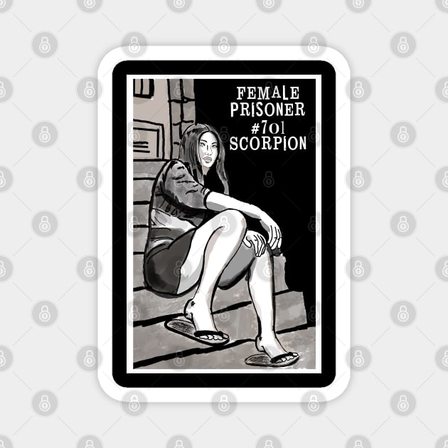 Female Prisoner 701 Scorpion Magnet by TL Bugg