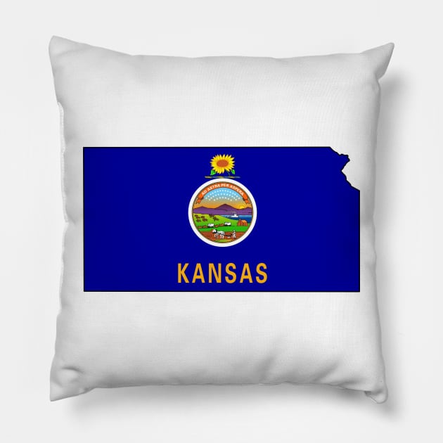 Kansas Pillow by somekindofguru