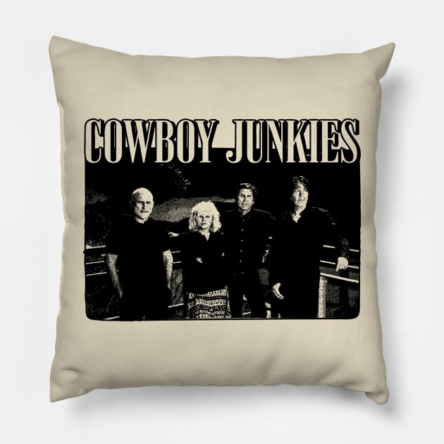 Cowboy Junkies(Rock band) Pillow by Parody Merch